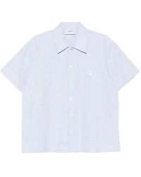 Coperni - Embroidered-Logo Short-Sleeve Shirt - Lyst