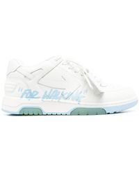 Off White™ Out Of Office White/Blue High Trainer