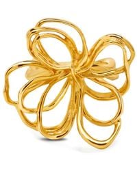 Oscar de la Renta - Ring Mit Garnblume - Lyst
