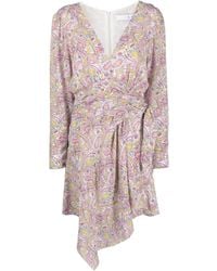IRO - Taro Short Wrap Dress - Lyst