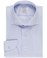 Borriello - Gestreiftes Basic Hemd - Lyst