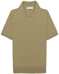 LUIGI GENTILE - Fine-Knit Short-Sleeve T-Shirt - Lyst