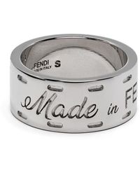 Fendi - Made In Band Ring - Lyst