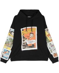 DSquared² - Betty Boop Cotton Hoodie - Lyst
