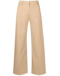 Valentino Garavani - High-Rise Wide-Leg Trousers - Lyst