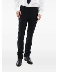 Corneliani - Pressed-Crease Tailored Trousers - Lyst