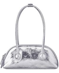 Marge Sherwood - Mini Crinkled-Leather Crescent Tote Bag - Lyst