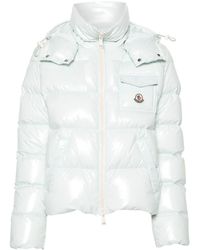 Moncler - Gesteppte Andro Jacke mit Logo-Patch - Lyst