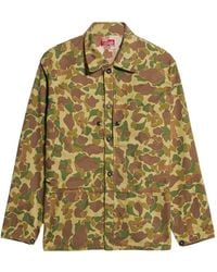 Fortela - Camouflage Front-Pocket Overshirt - Lyst