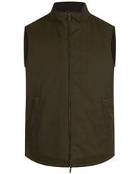 MC2 Saint Barth - Edgar Waxed Vest With Teddy Lining - Lyst