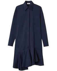 Lafayette 148 New York - Asymmetric Shirt Midi Dress - Lyst