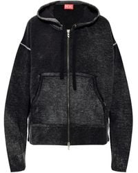 DIESEL - M-Hermine Zip-Up Hoodie - Lyst