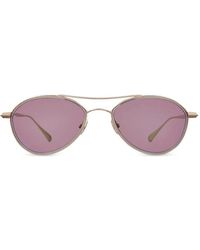 Mr. Leight - Bennett S Pilot-Frame Sunglasses - Lyst