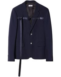 Off-White c/o Virgil Abloh - Wool Blend Single-breated Blazer - Lyst