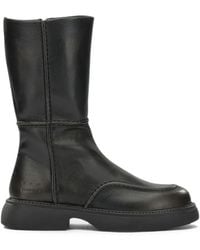COPENHAGEN - Leather Biker Boots - Lyst