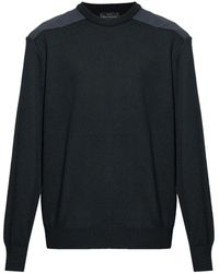 Paul & Shark - Wool Shoulder-Patch Sweater - Lyst