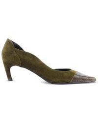 Lola Cruz - Escarpins Elle À Bout Pointu Et Empiècements - Lyst