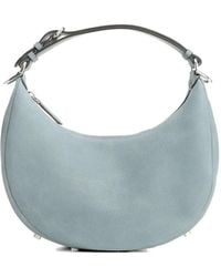 Fendi - Small Graphy Suede-Finish Clutch Bag - Lyst