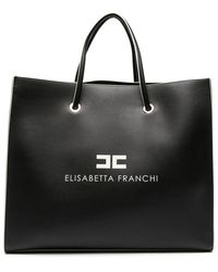 Elisabetta Franchi - 10/20 Faux-Leather Tote Bag - Lyst