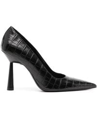 Gia Borghini - Balantine 70Mm Leather Pumps - Lyst