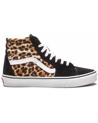 Vans - Sk8-Hi "Leopard" Sneakers - Lyst