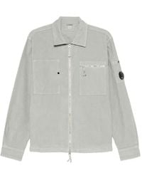 C.P. Company - Zip-Fastening Patch-Pockets Shirt - Lyst