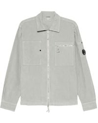 C.P. Company - Zip-Fastening Patch-Pockets Shirt - Lyst