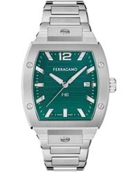 Ferragamo - F-80 Tonneau 3H 42Mm Watch - Lyst