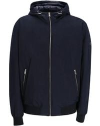 BOSS - Water-Repellent Padded Hooded Jacket - Lyst