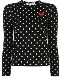 COMME DES GARÇONS PLAY - Polka Dot T-Shirt - Lyst