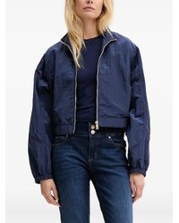 Guess - Cropped Drawstring Jacket - Lyst