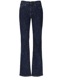 Etro - Paisley-Print Jeans - Lyst