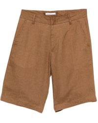 Entre Amis - Tk Pressed-Crease Bermuda Shorts - Lyst