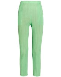 Issey Miyake - Pleated-Design Trousers - Lyst