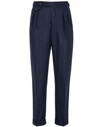 Brunello Cucinelli - Tailored Tapered Trousers - Lyst