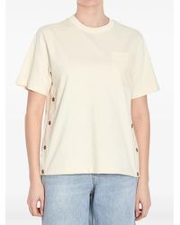 Moncler - Cotton T-Shirt With Pocket - Lyst
