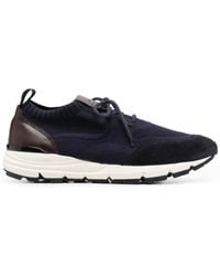 SCAROSSO - Baskets En Daim À Design Sans Lacets - Lyst