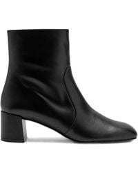 Stuart Weitzman - Botas con tacón grueso y cremallera - Lyst