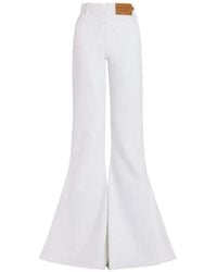 A.W.A.K.E. MODE - Logo-Patch Flared Jeans - Lyst