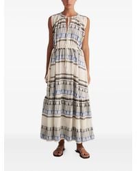 Pearl & Caviar - Zakar Tiered Maxi Dress - Lyst