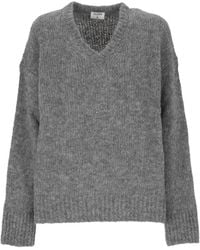 Filippa K - Pull En Maille À Col V - Lyst