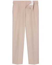 Fursac - Belt-Loops Pleated Trousers - Lyst