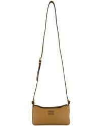 Miu Miu - Logo-Plaque Shoulder Bag - Lyst