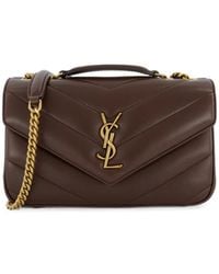Saint Laurent - Small Loulou Quilted Lambskin Shoulder Bag - Lyst
