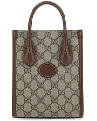 Gucci - gg Supreme Canvas Tote Bag - Lyst