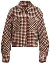Essentiel Antwerp - Giacca-Camicia Oversize A Quadri - Lyst