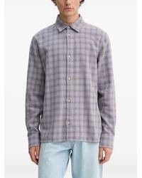 Won Hundred - Checked Button-Down Shirt - Lyst