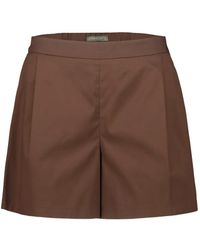 DR. HOPE - Pleated Shorts - Lyst