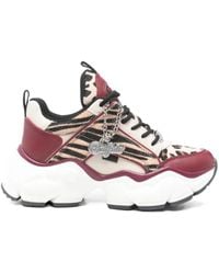 Buffalo - Binary Glam Animal-Print Sneakers - Lyst