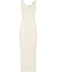 Philipp Plein - Monogram Midi Dress - Lyst
